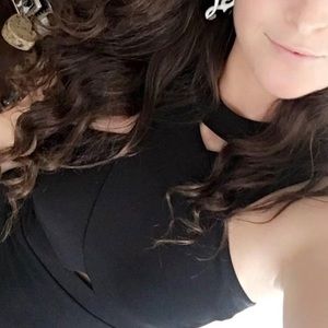 Midi Black Guess Dress